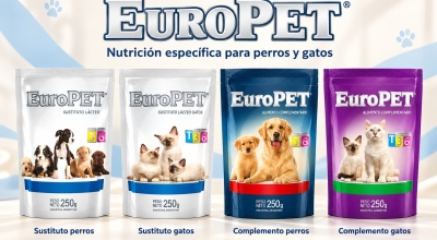 EUROPET: nutrición específica, desde la lactancia hasta la recuperación